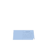 8x4 desk personalized calendars