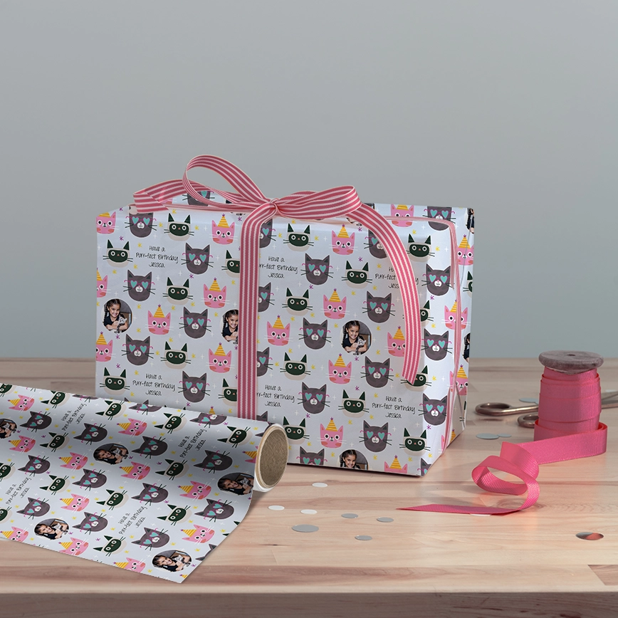 Wrapping paper – custom designed animal print