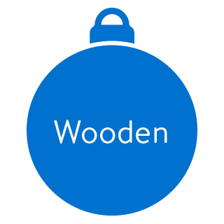 wooden ornaments