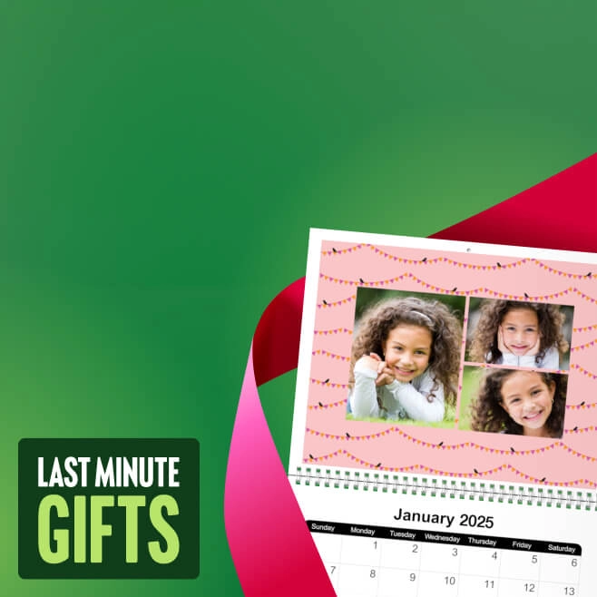 Last minute gifts Custom Calendars