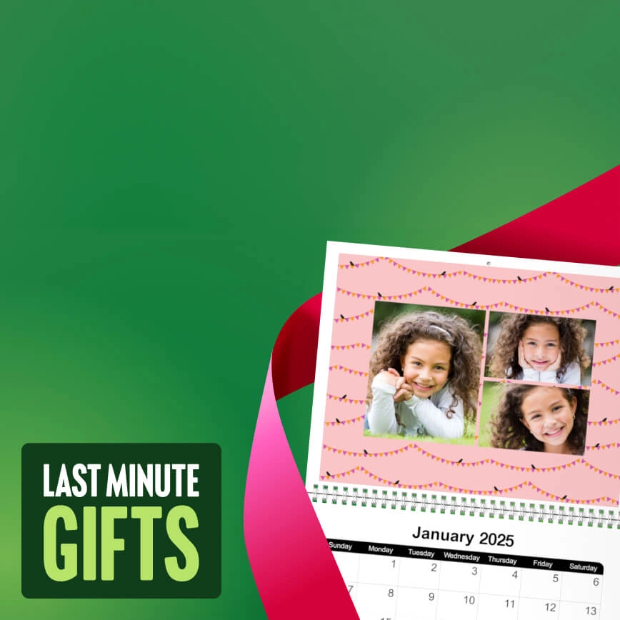 Last minute gifts Custom Calendars