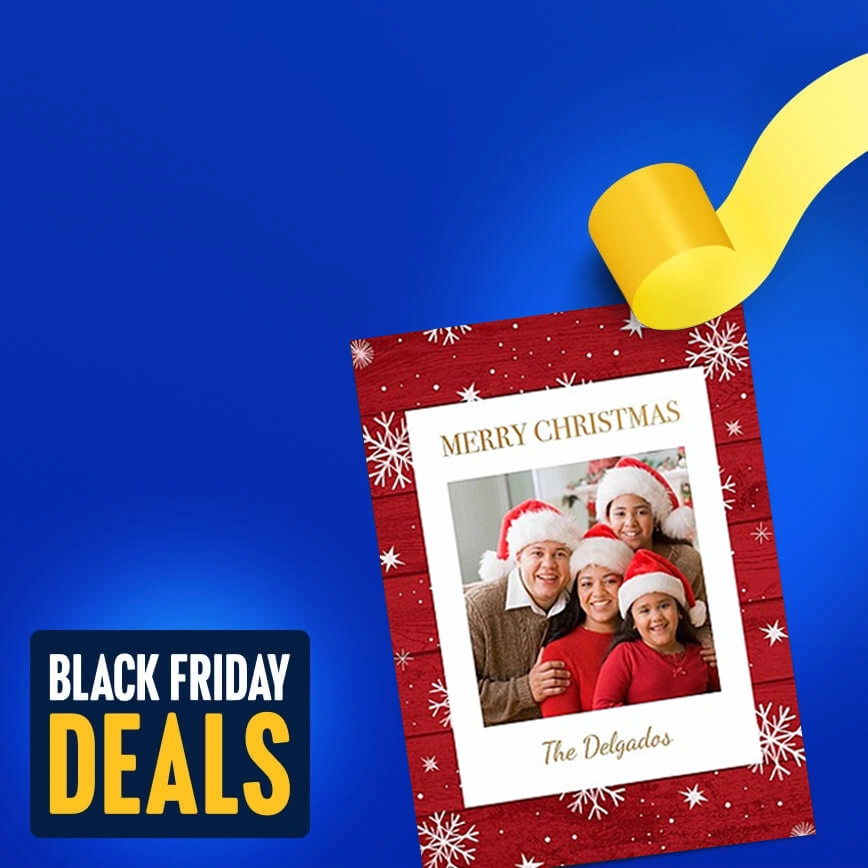 Black Friday Holiday & Christmas Cards