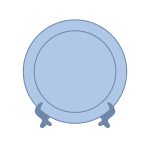 ceramic plate full photo & designed plates