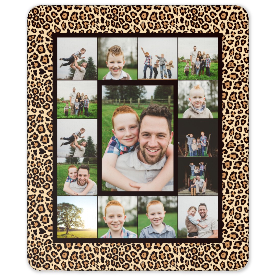 Blankets 50x60 Sherpa Fleece Photo Blanket Cheetah Walmart Photo