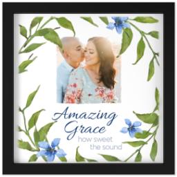 Thumbnail for 12x12 Photo Canvas With Contemporary Frame with Amazing Grace design 1