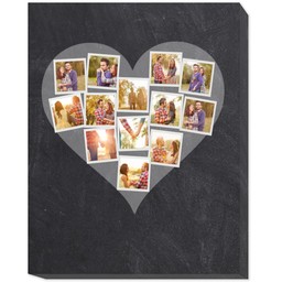 11x14 Photo Canvas with Chalkboard Love design