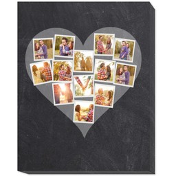 16x20 Photo Canvas with Chalkboard Love design