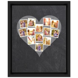 8x10 Photo Canvas With Floating Frame with Chalkboard Love design