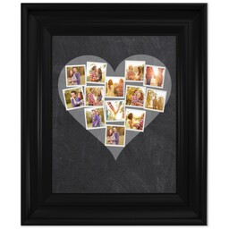 8x10 Photo Canvas With Classic Frame with Chalkboard Love design