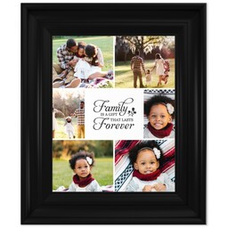 8x10 Photo Canvas With Classic Frame with Family Forever design