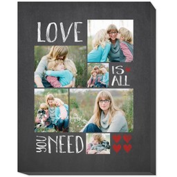 16x20 Photo Canvas with Love Is All You Need design
