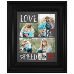 8x10 Photo Canvas With Classic Frame with Love Is All You Need design