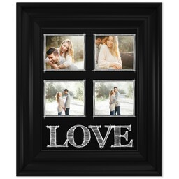 8x10 Photo Canvas With Classic Frame with Love Quadrant design