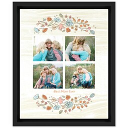 8x10 Photo Canvas With Floating Frame with Peter Rabbit's Garden design