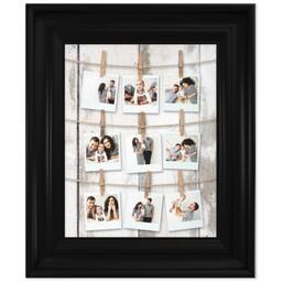 8x10 Photo Canvas With Classic Frame with Snapshots design