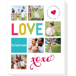 16x20 Photo Canvas with So Much Love design