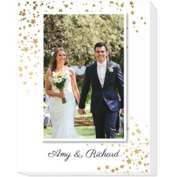 16x20 Photo Canvas with Surrounded In Gold design