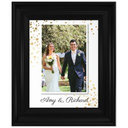 8x10 Photo Canvas With Classic Frame with Surrounded In Gold design