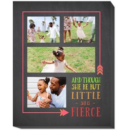16x20 Photo Canvas with Though She Be Little design