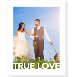 16x20 Photo Canvas with True Love design
