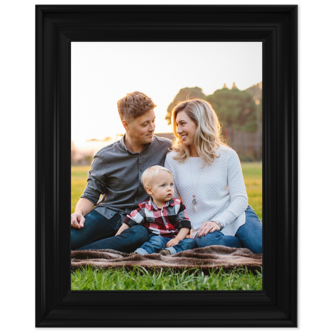 11x14 Photo Canvas With Classic Frame