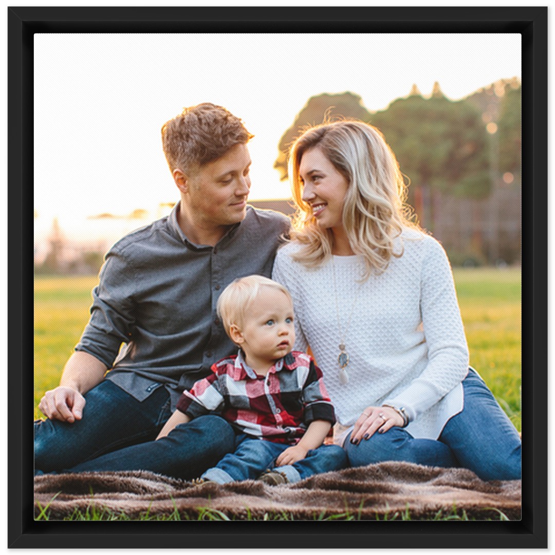 12x12 Photo Canvas With Floating Frame