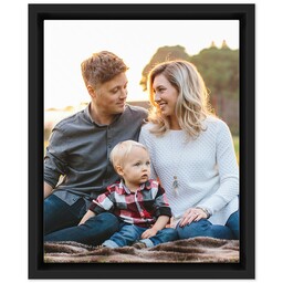 8x10 Photo Canvas With Floating Frame with Full Photo design