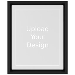 8x10 Photo Canvas With Floating Frame with Upload Your Design design