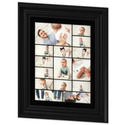 Thumbnail for 11x14 Collage Canvas With Classic Frame with Custom Color Collage design 2