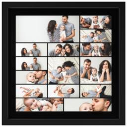 Thumbnail for 16x16 Collage Canvas With Contemporary Frame with Custom Color Collage design 1