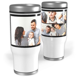Stainless Steel Collage Tumbler, 14oz with Custom Color Collage design