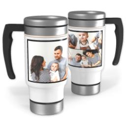 Thumbnail for Stainless Steel Collage Photo Travel Mug, 14oz with Custom Color Collage design 1