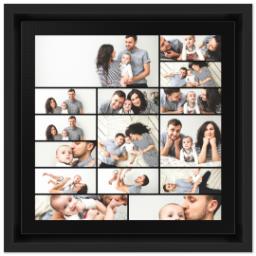 Thumbnail for 8x8 Collage Canvas With Floating Frame with Custom Color Collage design 1