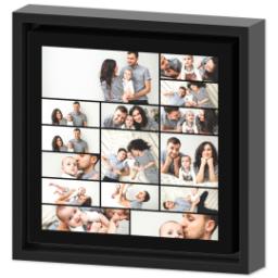Thumbnail for 8x8 Collage Canvas With Floating Frame with Custom Color Collage design 2