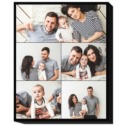 20x24 Photo Collage Canvas with Custom Color Collage design