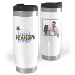 Thumbnail for 14oz Personalized Travel Tumbler with Best Grandpa Ever design 1