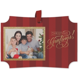 Maple Ornament - Modern Corner with Christmas Confection Greetings design