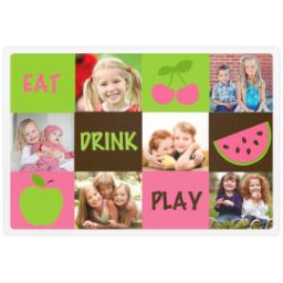 Thumbnail for Photo Placemat with Eat Drink Play design 1