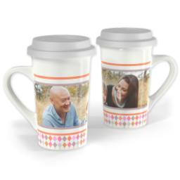 Thumbnail for Premium Grande Photo Mug with Lid, 16oz with Friendship design 1