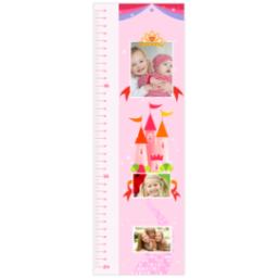Thumbnail for Photo Growth Chart with Girl Pink Princess design 1