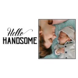 Thumbnail for Premium Grande Photo Mug with Lid, 16oz with Hello Handsome design 2