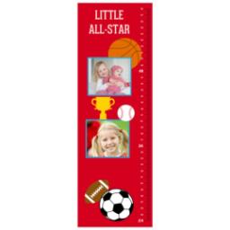 Thumbnail for Photo Growth Chart with Little All Star design 1