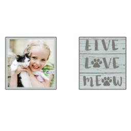 Thumbnail for Premium Grande Photo Mug with Lid, 16oz with Live Love Meow design 2