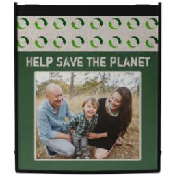 Thumbnail for Reusable Grocery Bag with Recycle Signs design 1