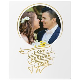 11x14 Metal Photo Wall Decor with Love Letters design