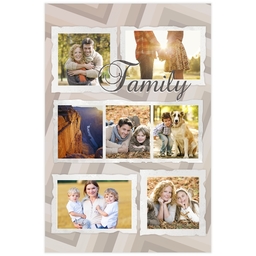 Poster, 12x18, Matte Photo Paper with Antique Family design