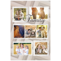 Poster, 20x30, Matte Photo Paper with Antique Family design