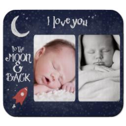 Thumbnail for Photo Mouse Pad with To The Moon And Back design 1
