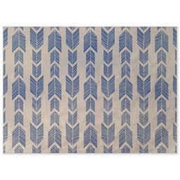 26x36 Indoor/Outdoor Wall Tapestry with Featherwood Blue design