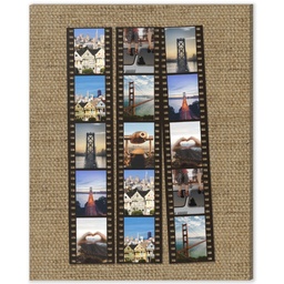 8x10 Desk Canvas with Film Strips design